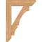 Ekena Millwork Balboa Slat Smooth Bracket w/ Offset Brace, Western Red Cedar, 7 1/2"W x 30"D x 42"H BKT0806X30X42BOA06SWR - alternate 4
